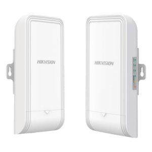 Hikvision - Enlace inalámbrico de hasta 5 km - Frecuencia 5.15 GHz  5.85 GHz - Basado en 802.11 b/g/n/ac - IP55