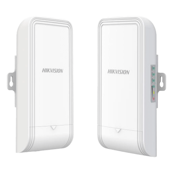 Hikvision - Enlace inalámbrico de hasta 5 km - Frecuencia 5.15 GHz  5.85 GHz - Basado en 802.11 b/g/n/ac - IP55