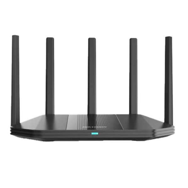 Hikvision Router Wi-Fi6 - Wi-Fi 6 2x2 | 4 Puertos RJ45 10/100 /1000 Mbps - Hasta 3000 Mbps de ancho de banda - Cliente VPN L2TP