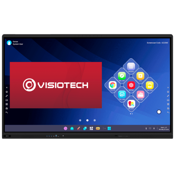 Pantalla interactiva IBOARD 86'' 4K - Resolución 3840x2160 - Entradas HDMI