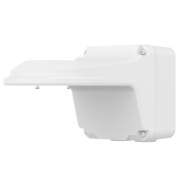 Soporte de pared - Para cámaras domo - Caja de conexiones - Apto para uso en exterior - Color blanco - Pasador de cables