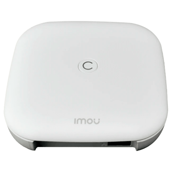 Imou Hub Gateway Inalambrico - Concentrador de Alarma domótica - Zigbee 3.0 - WiFi Dual / LAN - Hasta 32 DIspositivos - Apta para interior