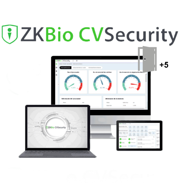 Licencia software control de acceso - 5 puertas adicionales control de acceso - Usuarios