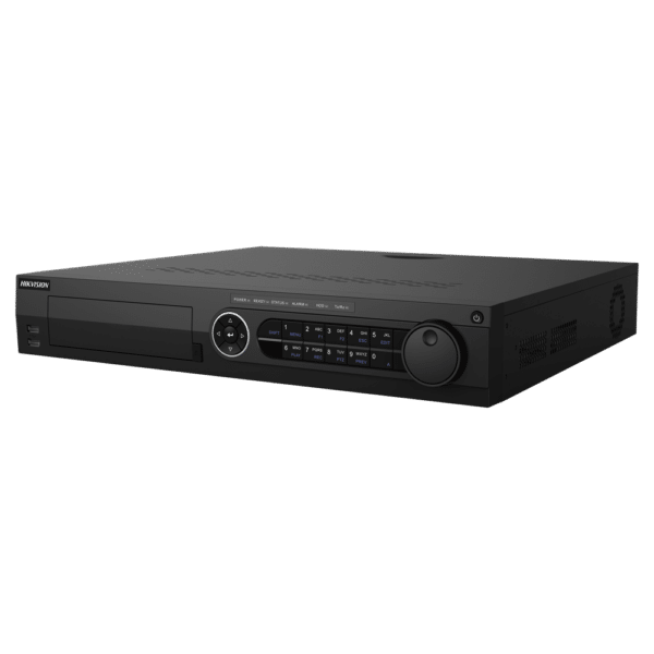 Hikvision DVR 5n1 - 32 CH HDTVI / HDCVI / AHD / CVBS - Hasta 64 canales IP  - Resolución máxima de entrada 4K - Salida HDMI 4K