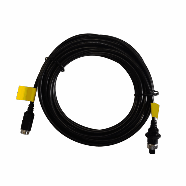 Hikvision - Cable para cámaras AHD - Conector M12 aviación - 4 Pines - Longitud 20m - Hembra - Macho