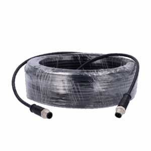 Hikvision - Cable para cámaras AHD - Conector M12 aviación - 4 Pines - Longitud 30 m - Hembra - Macho