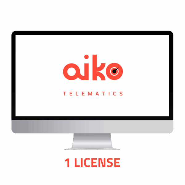 Licencia de gestión de flotas - Basado en Cloud | Pago anual - Licencia para 1 tracker - Control de rutas y activos - Monitorización en tiempo real - Aplicación móvil Aiko