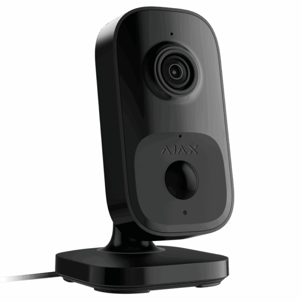 Cámara Cube IP 4 Mp - Detección de objetos por IA - IR 8 m / Detección PIR hasta 4 m - Audio bidireccional con cancelación de ruido - Wi-Fi 2.4 GHz con respaldo Jeweller/Wings - Color negro