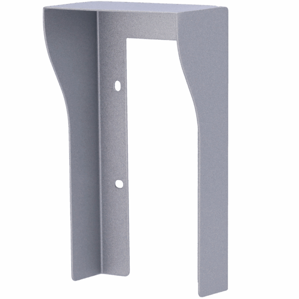 Cubierta para videoportero - Específica para Akuvox AK-R20A - Medidas: 154 (Al) x 87 (An) x 50 (Fo) mm - Fabricada en acero galvanizado - Visera para lluvia - Montaje en superficie