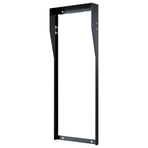 Cubierta para videoportero - Específica para Akuvox AK-X915S - Medidas: 378 (Al) x 142 (An) x 35 (Fo) mm - Fabricada en acero galvanizado - Visera para lluvia - Montaje encastrado