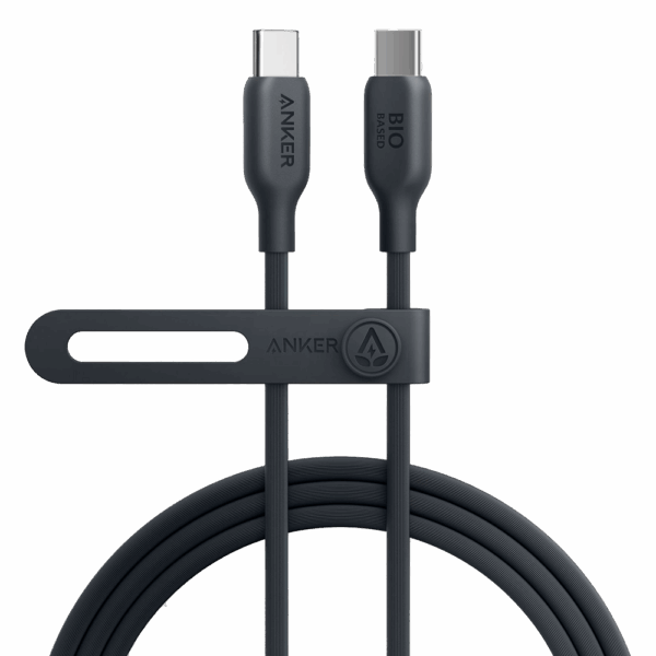 Anker - Cable USB2.0  - USB-C a USB-C - Cable de Bio-Nylon trenzado - Longitud 1.8m - Color negro | Hasta 240W