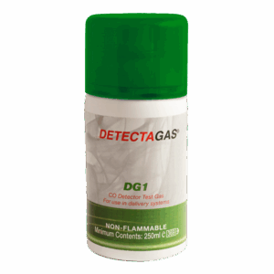 Aerosol probador de detectores CO - 250 ml - Compatible con la mayoría de pértigas de test - Respuesta rápida con poca cantidad de aerosol - No inflamable