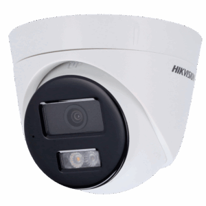 Cámara Turret IP Hikvision gama Value - Resolución 2 MP (1920x1080) - Lente 2.8 mm - Luz híbrida 30 m - Detección de movimiento 2.0 - PoE | IP67 | Micrófono integrado | DWDR