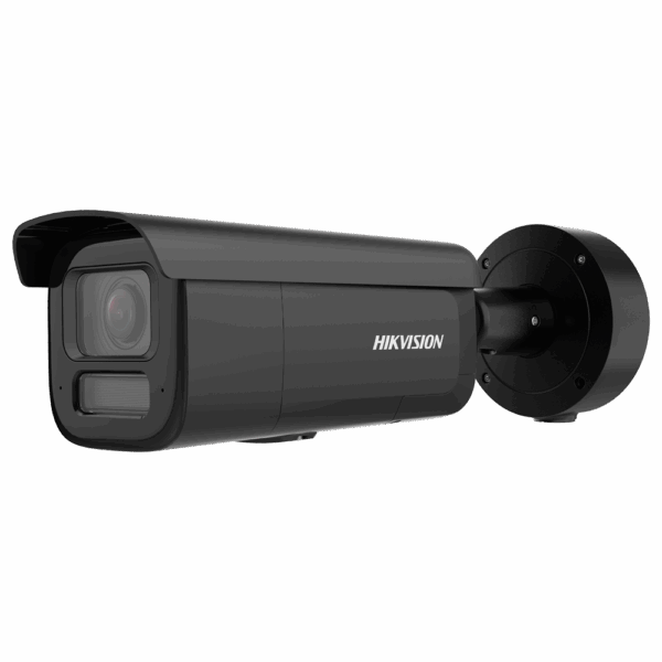 Hikvision cámara Bullet IP gama PRO - Resolución 8 Mpx (3840x2160)  - Lente varifocal 2.8~12 mm - Alarmas | Audio | PoE+ | MicroSD - IR alcance 60 m | Detección de movimiento 2.0 - AcuSense | Reconocimiento facial | IP67