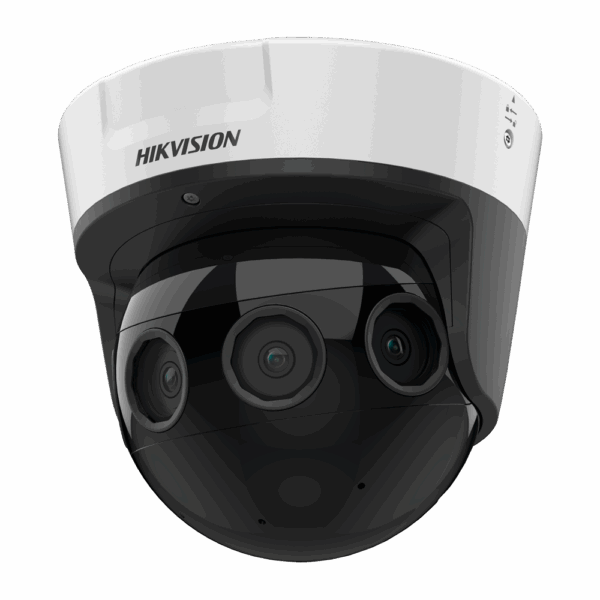 Cámara Panorámica IP 8 Mpx - 4 Lentes 1/1.8” Progressive Scan CMOS - Lente 2.8 mm - IR LEDs Alcance 20 m - PanoVu: Visión panorámica 180º - Alarma | Audio | IP67 | IK10