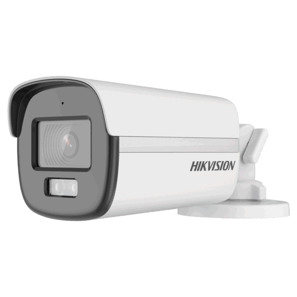 Hikvision cámara Bullet 4en1 Gama VALUE - Resolución 3K (2960x1665) - Lente 2.8 mm - Luz híbrida alcance 40 m - Audio sobre coaxial | Micrófono integrado - IP67