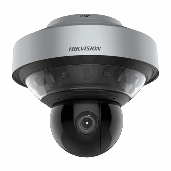 Hikvision  - Gama Ultra - Cámara PTZ IP doble lente (Pan 32Mpx + PTZ 8Mpx) - Lente panorámica: 2.8 mm | IP67 | IK10 - Lente PTZ: 6~240 mm | Zoom 40X  - IR 250 m  | AutoTracking | Face Capture