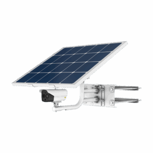 Cámara IP Térmica Dual Solar Bullet 4G - Sensor térmico 256x192 VOx | Lente 6.9 mm - Sensor óptico 1/2.7” 4 Mpx | Lente 6.4 mm - Sensibilidad térmica ≤ 40mK - Rango medición temp -20~150ºC / ± 8ºC - Incluye panel solar | Batería de litio 36 Ah