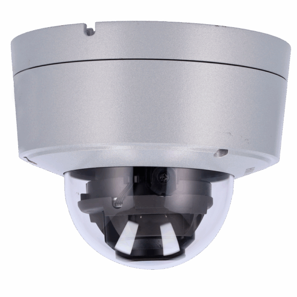 Hikvision - Cámara Domo IP gama Solutions - Lente 2.8~12 mm | Resolución 2 MPx - IR alcance 50 m | Detección de movimiento 2.0 - Acero inoxidable anti corrosión - Alarma | IP68