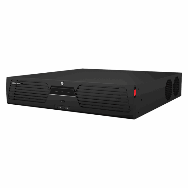 Hikvision - Gama ULTRA - Grabador NVR 16 CH IP - Resolución máxima 32Mpx@2ch  - Ancho de banda 320 Mbps | Alarmas - Admite 8 discos duros