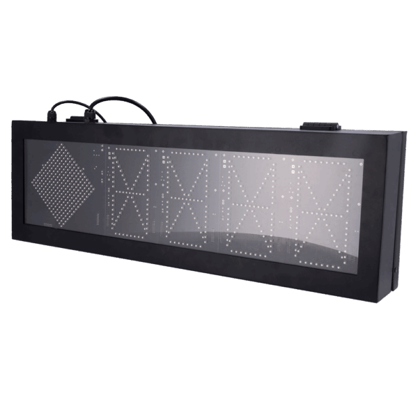 Hikvision - Display de guiado de parking - 4 dígitos en una dirección - Alimentación 220V - Comunicación RJ45 - Uso en interior