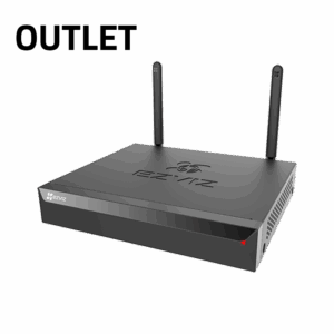 Grabador NVR WiFi EZVIZ - 8 CH vídeo / Compresión H.265 - Resolución máxima 5Mpx - Ancho de banda 100 Mbps - Salida HDMI y VGA - Admite 1 disco duro