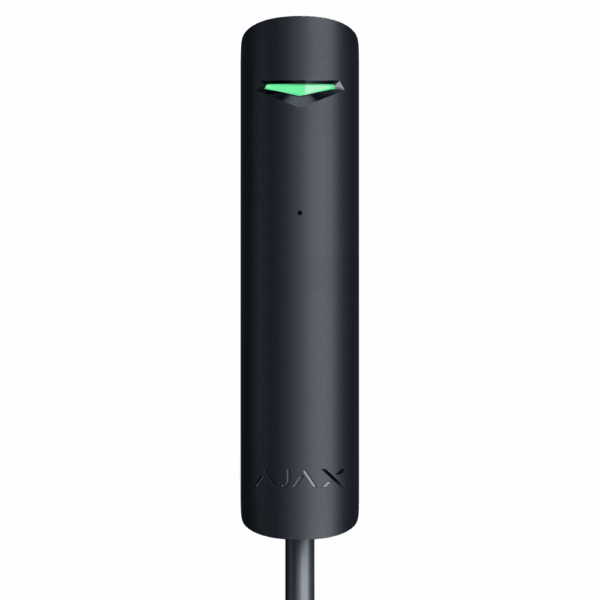 Detector de rotura de cristal - Protocolo Fibra - Certificado grado 2 - Indicador LED  - Rango de detección 9 m - 1 entrada adicional para sensor cableado NC