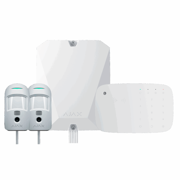 Kit de alarma profesional - Certificado Grado 2 - Comunicación Ethernet y dual SIM 2G - Protocolos Jeweller