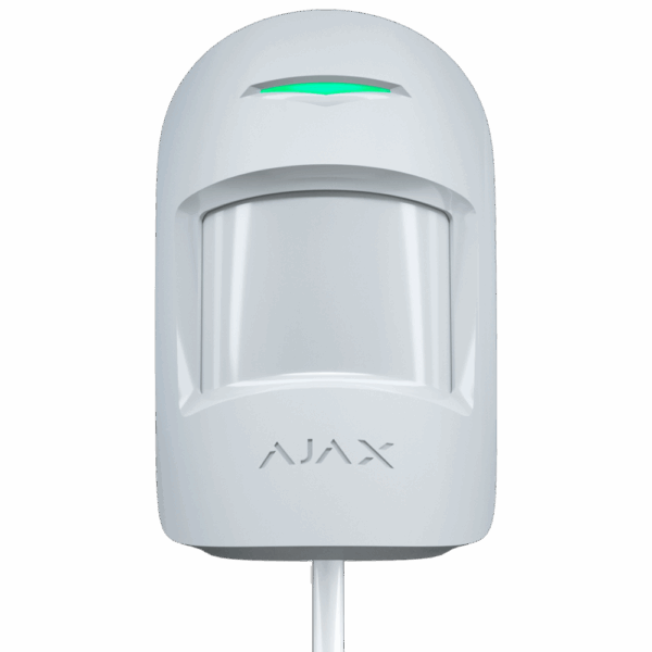 Detector PIR antimascotas - Protocolo Fibra - Certificado grado 2 - Bidireccional - Sensibilidad ajustable en 3 niveles - Rango de detección 12 m