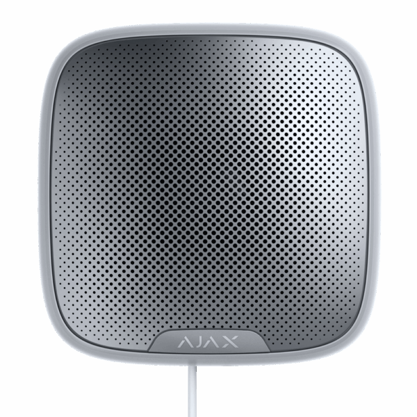Sirena para exterior - Protocolo Fibra - Certificado grado 3 - Presión sonora máxima 113 dB - LED señalización - Alimentación 24 V DC