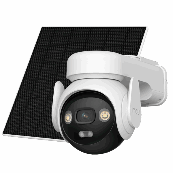 Cámara AOV PT WiFi & 4G Imou 5 Megapixel - WiFi 2.4Ghz / 4G LTE /Batería 10000 mAh - Lente 3.6 mm / IR 20m / Led blanco - Detección de humanos por IA - Audio Bidireccional / Sirena & Luz LED - Apta para exterior IP66