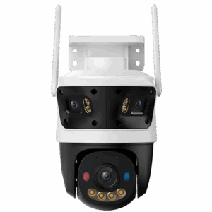 Imou Cámara Wifi Triple Lente PT 11 MP - AOR (Always On Record) / Algo Play - 5MP+3MP+3MP / IR 30m - Detección de humanos y sonido - Audio Bidireccional / Sirena - Admite 2 tarjetas microSD (máx. 1024GB)