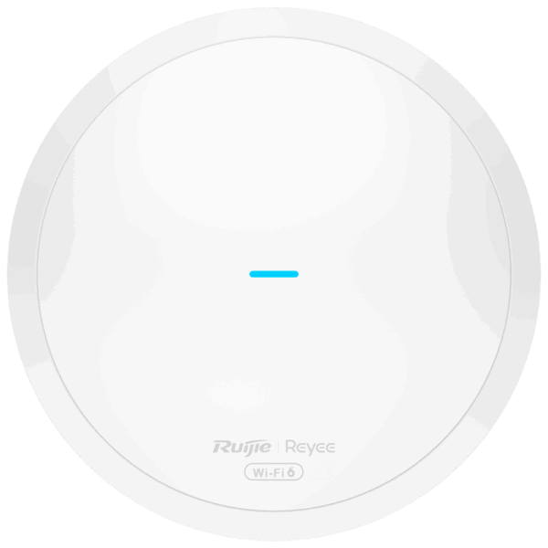 Reyee - AP Omnidireccional Wi-Fi 6 - Frecuencia 2.4 y 5 GHz / 80MHz Ancho de Canal - Soporta 802.11a/b/g/n/ac/ax - Rendimiento Wi-Fi hasta 1800 Mbps - Antenas MU-MIMO 2x2 en 2.4GHz