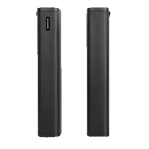 Pareja de altavoces - Tipo columna - Activo - Diseño elegante - Para salas medianas/grandes