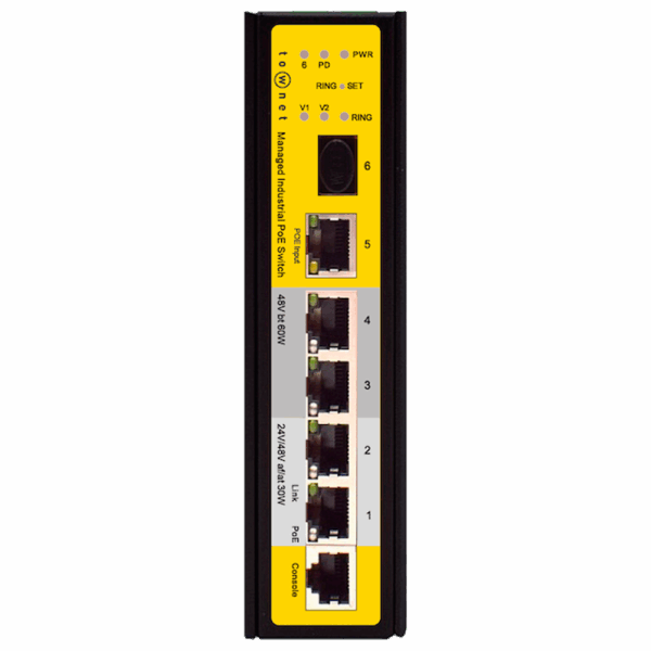 5 puertos 10/100/1000Base-T RJ45
