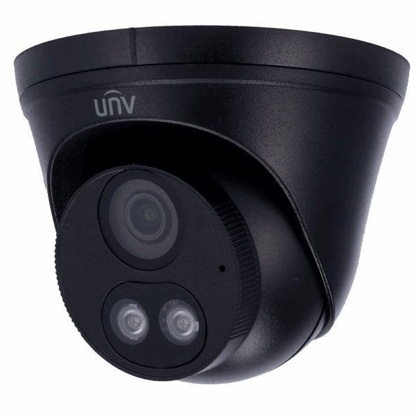 Uniview - Cámara Turret 4n1 | Gama Whale - Resolución 5 Megapíxel (2880×1620) - Lente 2.8 mm | ColorHunter - Smart IR y White light alcance 40 m  - IP67 | Micrófono integrado | Metal +Plástico