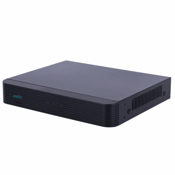 Videograbador 5n1 - Uniarch - 16 CH HDTVI / HDCVI / AHD / CVBS + 8 extra IP - Audio  - Admite 1 disco duro