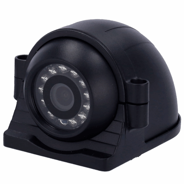 Cámara domo para vehículo - Esfera regulable - Compatible con streamax - AHD 1080P IR lente 2.8mm - IP66 con conector M12