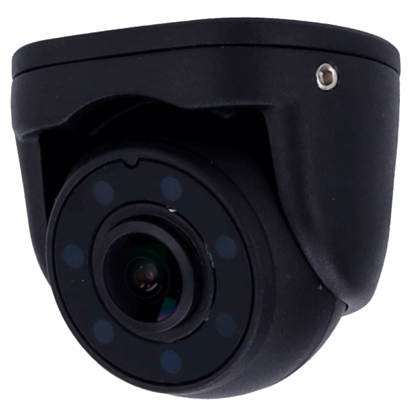 Cámara mini domo para vehículo - Esfera regulable - Compatible con streamax - AHD 1080P IR lente 2.8mm 150º - IP68 con conector M12