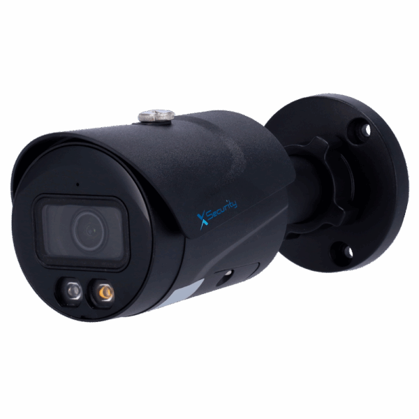 X-Security Cámara IP Bullet - 6 Megapíxel  (3288x1850) - Lente fija 2.8mm - WDR 120dB | Dual Light(IR 30m y Luz Blanca 30m) - WizSense