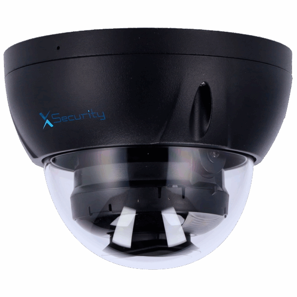 X-Security Cámara IP Dome - 6 Megapíxel  (3288x1850) - Lente fija 2.8mm - WDR 120dB | Dual Light(IR 30m y Luz Blanca 30m) - WizSense