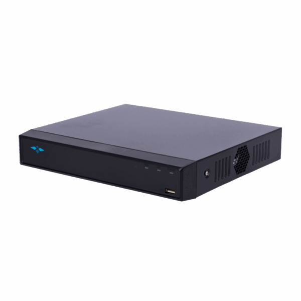 Grabador IP X-Security AI - 8 CH vídeo IP / 8 puertos PoE - Resolución máxima grabación 12 Mpx - Ancho de banda 80 Mbps - Salida HDMI Full HD y VGA - Admite 1 disco duro