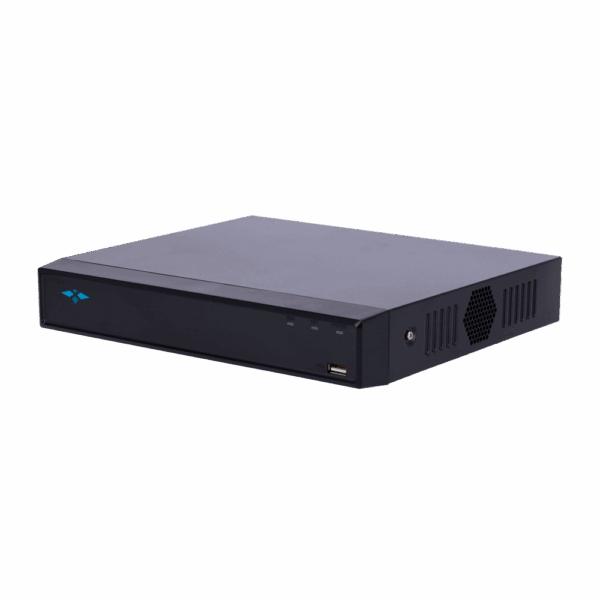 Grabador IP X-Security AI - 16 CH vídeo IP  - Resolución máxima grabación 12 Mpx - Ancho de banda 80 Mbps - Salida HDMI Full HD y VGA - Admite 1 disco duro