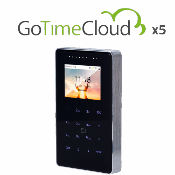 Control de acceso y presencia IP65 IK04 - Tarjeta EM/MF y PIN - 50.000 tarjetas | 200.000 registros - 2.4" TFT | TCP/IP