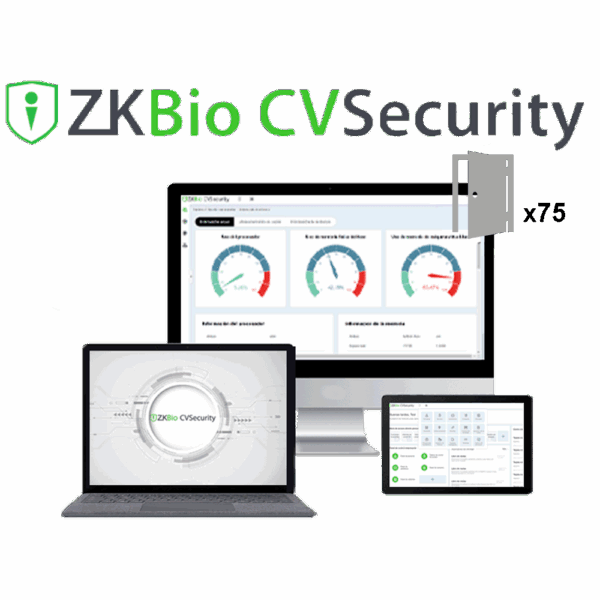 Licencia software control de acceso - Módulo base de control de acceso - 75 puertas - Usuarios