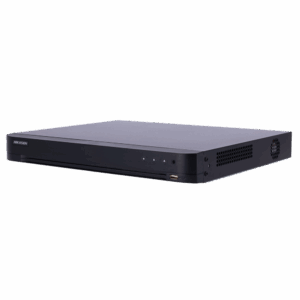 Hikvision DVR 5n1 16 CH gama PRO - 16 CH HDTVI / HDCVI / AHD / CVBS - Hasta 32 CH IP - Salida HDMI 4K y VGA | Audio  - Detección de movimiento 2.0 | AcuSense - Reconocimiento facial | 2 HDD