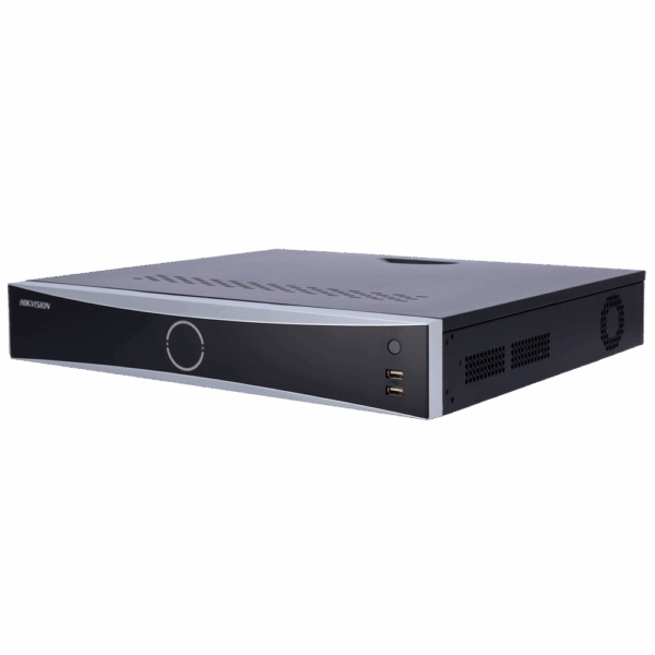 Hikvision - Gama SOLUTIONS - Grabador NVR 32 CH IP - Resolución 32Mpx | Alarmas | AcuSense | 4 HDD - Ancho de banda 320 Mbps | Video Structure | ANPR - Detección de movimiento 2.0 | Face Recognition
