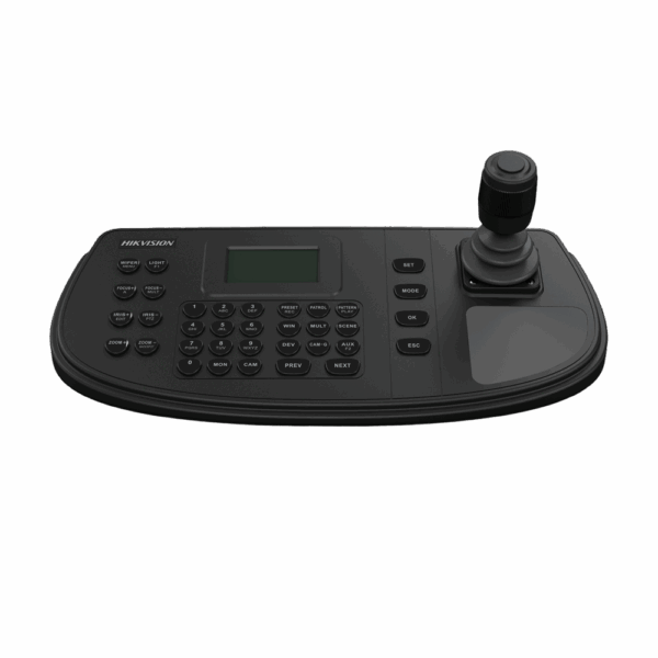 Teclado IP Hikvision - Doble interfaz: directo o red - Pantalla LCD 128x64  - Red por IP con conector RJ45 - Joystick 4 axis