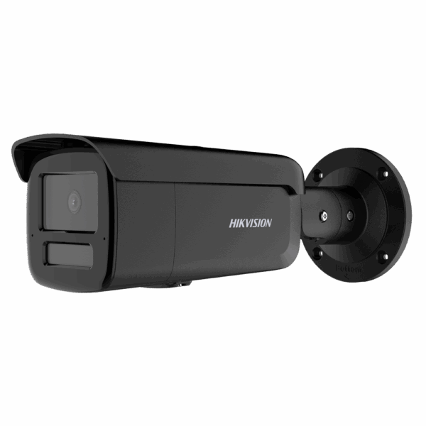 Hikvision Cámara Bullet IP gama PRO - Resolución 4 Mpx (2688x1520) - Lente 2.8 mm - Luz híbrida 80 m | WDR 120 dB - Detección movimiento 2.0 | AcuSense  - IP67 | PoE | MicroSD | Micrófono en array