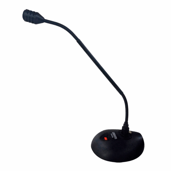 Micrófono dinámico - Micrófono de pupitre - Alimentación Phantom - Anti interferencias electromagnéticas - Anti interferencias de telf. móviles - Patrón cardioide